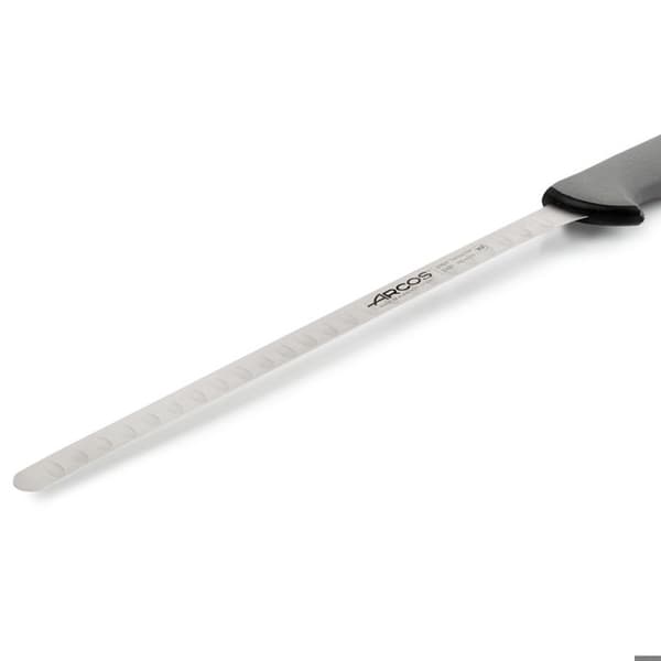 Laxkniv Arcos Color - Prof 242700 i Nitrum rostfritt stål och ergonomisk polypropen mango och 30 cm blad,