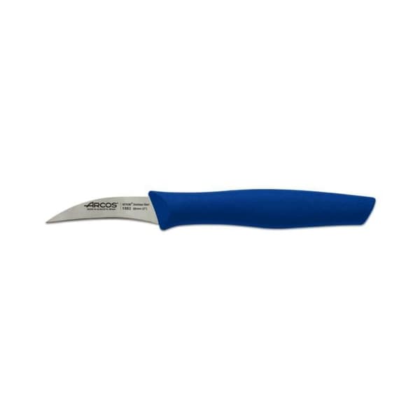 Mondador Arcos Nova 188323 rostfritt stål Nitrum och polypropen mangokniv, blå, 6 cm blad med bladskydd