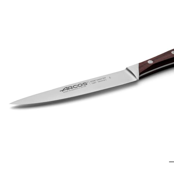 Arcos 154710 Natura DAB-kniv i Nitrum stål, Mango rosenträ och 16,0 cm blad i fodral