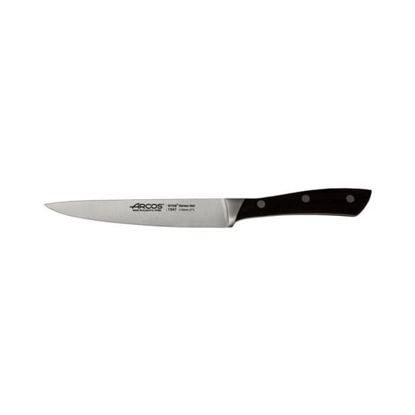 Arcos 154710 Natura DAB-kniv i Nitrum stål, Mango rosenträ och 16,0 cm blad i fodral