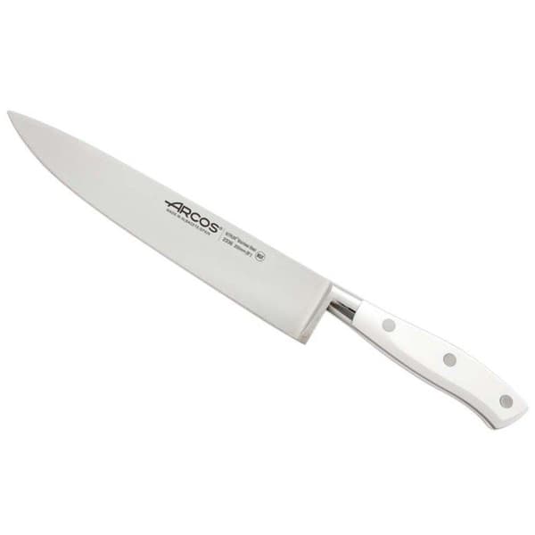 Kockkniv i stål - ARCOS - Riviera White - blad 20cm - rostfritt stål - POM-handtag