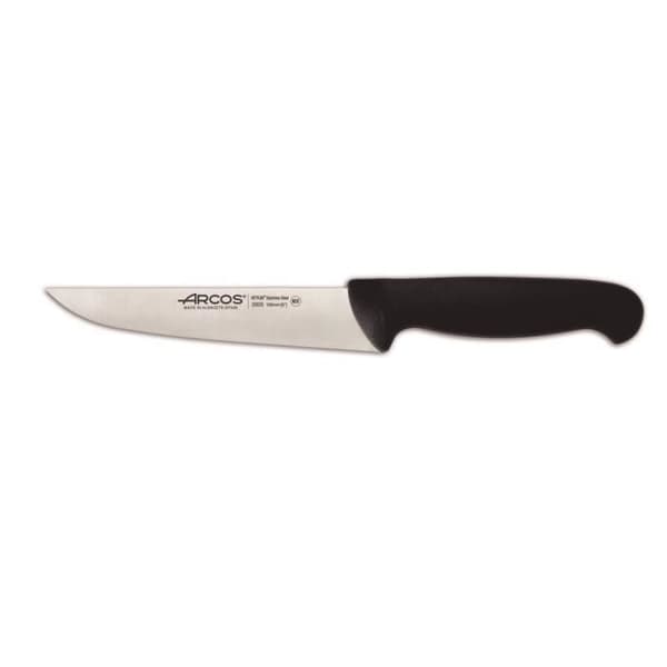 Arcos Color - Prof 290525 kökskniv i Nitrum rostfritt stål och ergonomisk svart polypropen mango med 13 blad