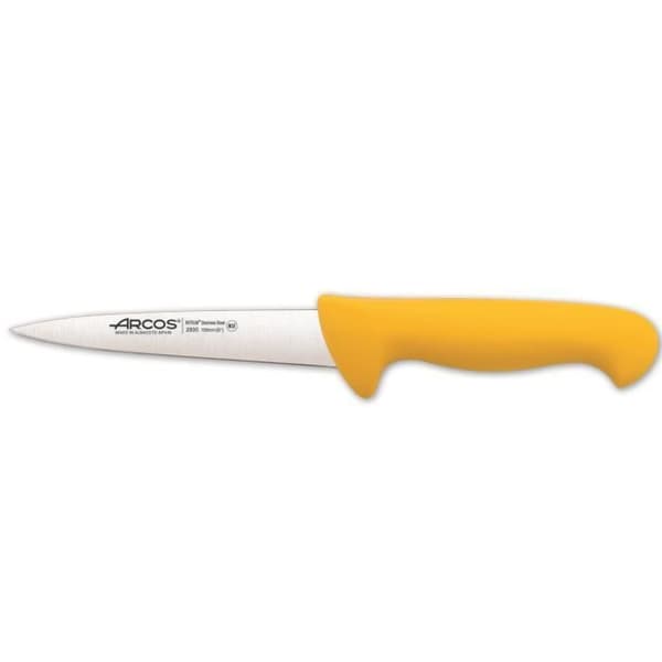 Slaktkniv Arcos Color - Prof 293000 i Nitrum rostfritt stål och mangogul polypropen ergonomisk med blad av