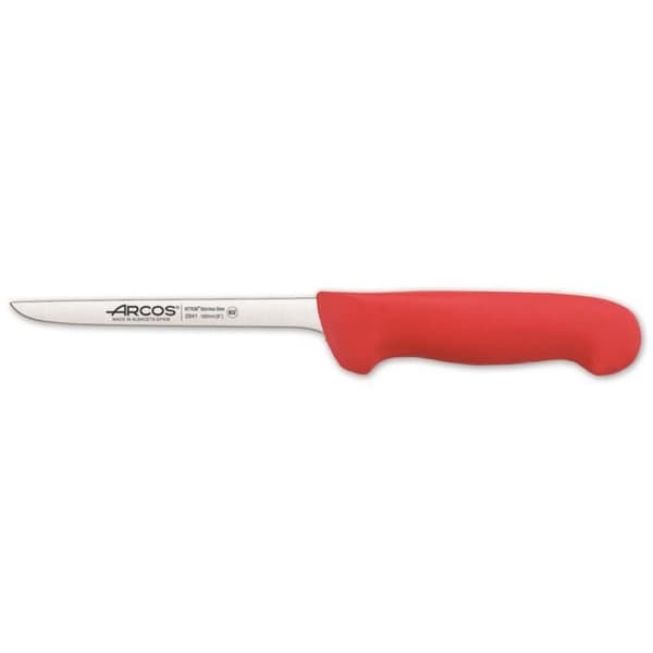 Urbeningskniv Arcos Color - Prof 294122 rostfritt stål Nitrum och mango Ergonomiskt blad i röd polypropen och blad av