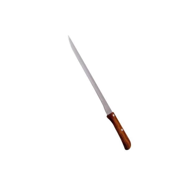 GENERIC - Rå skinkkniv med träskaft 36,5cm