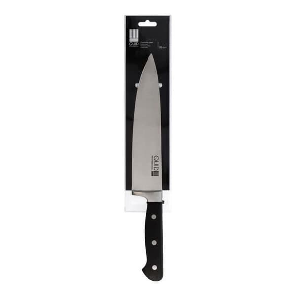 Kockkniv Quid Professionell kock i rostfritt stål Svart Svart Metall 20 cm (Pack 6x)