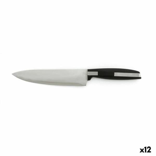 Quid Habitat kockkniv svart metall 20 cm (förpackning 12x)
