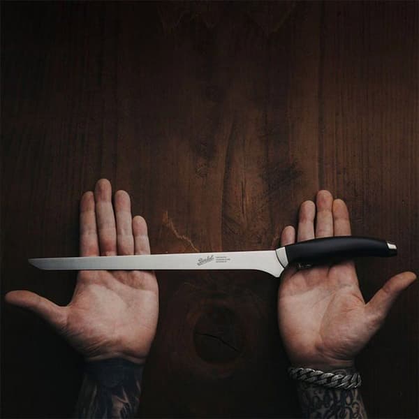 BERKEL Teknica Skärkniv för Skinka 28 cm Svart