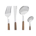 Miniatyrbillede 3 af 4: Bestik DKD Home Decor Sølvfarvet Natur Rustfrit stål (3 x 2 x 21 cm)