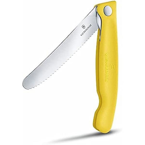 Victorinox Swiss Classic Professional tomat- och bordskniv, extra skarpt blad, tandad kant, 11 cm, stål
