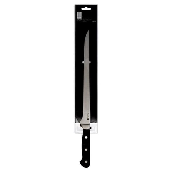 Skinkkniv Quid Professional Rostfritt stål Chef Black Metal 28 cm (Pack 6x)