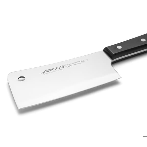 Bladklyver i rostfritt stål 16 cm 4 mm tjockt svart handtag Universal-