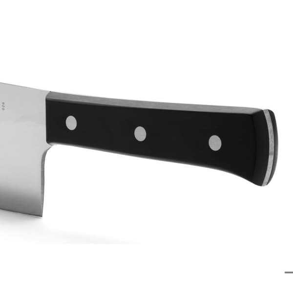 Bladklyver i rostfritt stål 16 cm 4 mm tjockt svart handtag Universal-