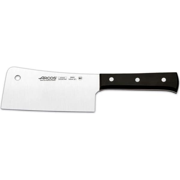 Bladklyver i rostfritt stål 16 cm 4 mm tjockt svart handtag Universal-