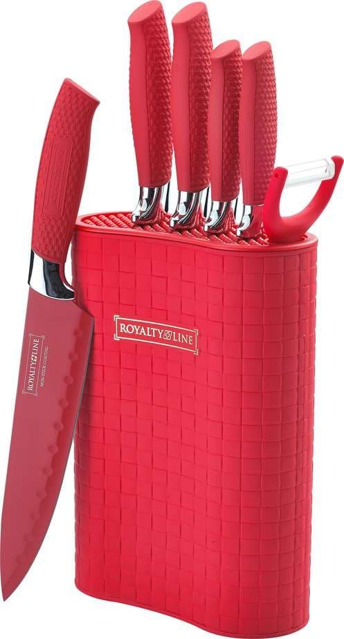Knivset med Knivblock - 7-delar
