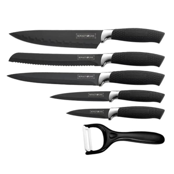 Knivset med Knivblock - 7-delar
