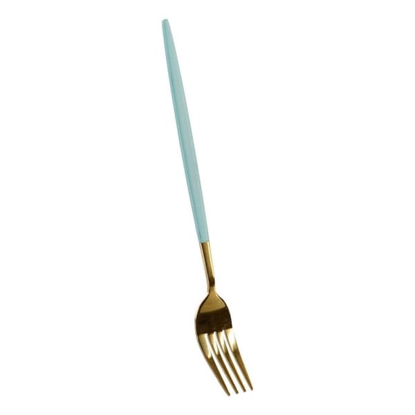 Bestikksett DKD Home Decor Grønn Gyllen Rustfritt stål 1,5 x 0,5 x 22,3 cm 16 Deler