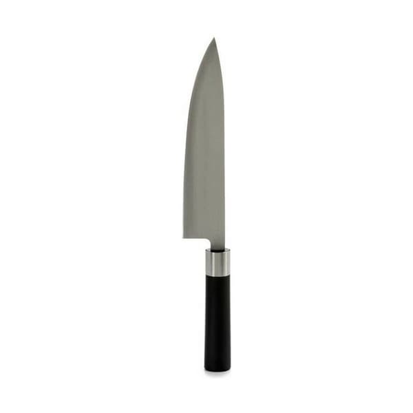 Kjøkkenkniv Kinvara KT11-5604S01 Svart Sølv Rustfritt stål Plast 5 x 33,5 x 2,3 cm (12 enheter)
