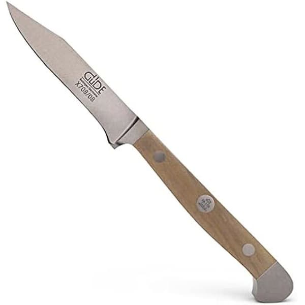 Grönsakskniv - GÜDE - Alpha - 8 cm - Rostfritt stål - Olivträ