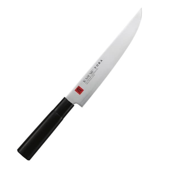 Skärkniv - KASUMI - Tora - 20 cm - Ambidextrisk slipning - Svart magnoliatribbor