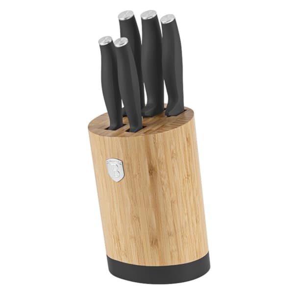BERLINGER HAUS BH-2672 ANTRACITKNIVSET I BAMBUKLOCK