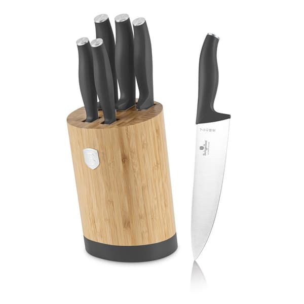 BERLINGER HAUS BH-2672 ANTRACITKNIVSET I BAMBUKLOCK