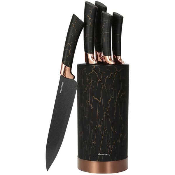 SÆT MED 5 KØKKENKNIVE I STAT KLAUSBERG KB-7799