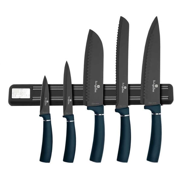 SET MED 5 KÖKSKNIVAR MED BLAD BERLINGER HAUS BH-2537 AQUAMARINE