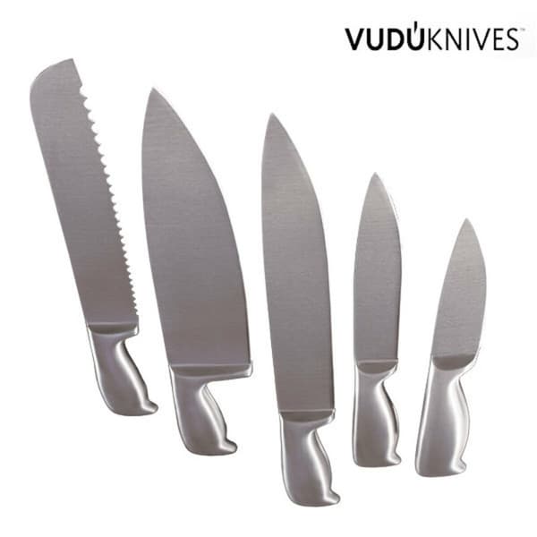 Vudú Knives Supreme Knivholder og Kniv Sæt (5 stykker) - Guld