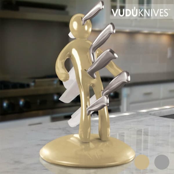 Knivset Vudú Knives Supreme (5 delar) - Guld