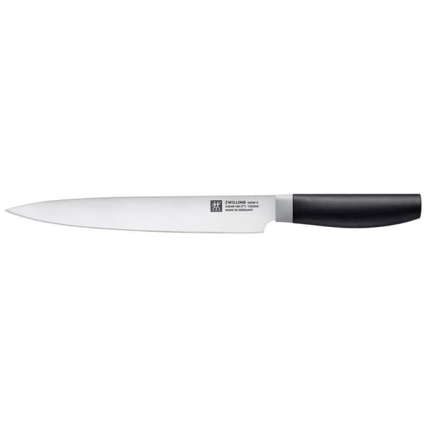 ZWILLING Now S - Skivkniv (slät kant - 18 cm) - Rostfritt stål - Svart