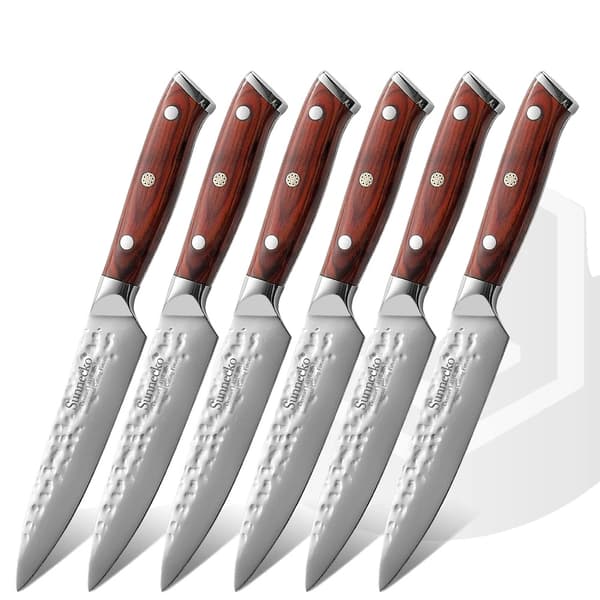 Utility Knife Sæt, Rustfrit Stål Blade, Ergonomisk Håndtag,D-6stk sæt