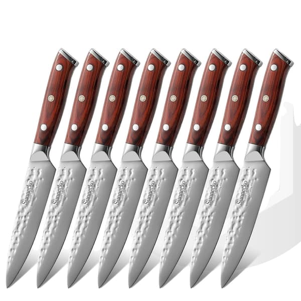 Utility Knife Sæt, Rustfrit Stål Blade, Ergonomisk Håndtag,E-8stk sæt
