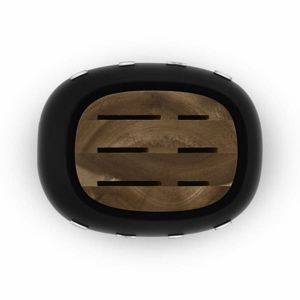 Set med köksknivar och hållare Smeg KBSF02BL
