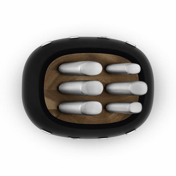 Set med köksknivar och hållare Smeg KBSF02BL