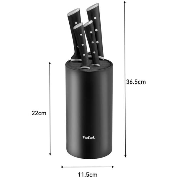 Tefal ICE FORCE Set av knivar 4 delar plastblock K2325S75