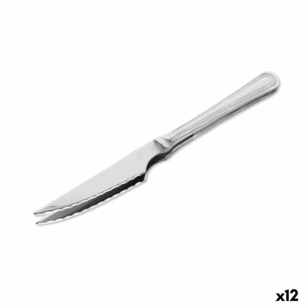 Set med köttknivar Quttin Antártica Silvrig Rostfritt stål 21,5 x 1,9 cm 2 Delar (12 antal)