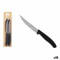 Miniatyrbillede 1 af 2: Kødkniv Sæt Quttin 11 cm Sort Sølvfarvet Rustfrit stål 4 Dele (18 enheder)