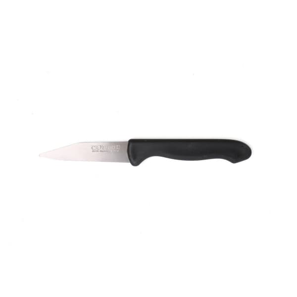 Set med skalknivar Cuyfor Svart Silvrig Rostfritt stål 7,5 cm 6 Delar (24 antal)