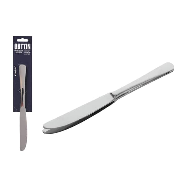 Knivsett Quttin Classic Sølv Rustfritt stål 21,6 x 1,8 cm 2 Deler (12 enheter)
