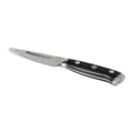 Miniatyrbilde 3 av 5: Skrellkniv Quttin Damaskus Svart Sølv Rustfritt stål 9 cm (2 enheter)