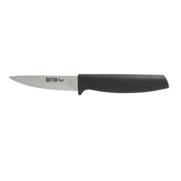 Kuorimaveitsi Quttin Laos Musta Hopeinen Ruostumaton teräs 8,5 cm (36 Osaa)
