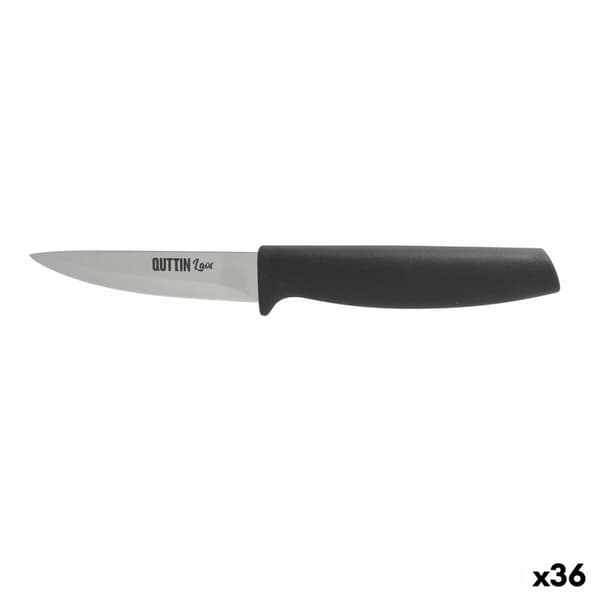 Kuorimaveitsi Quttin Laos Musta Hopeinen Ruostumaton teräs 8,5 cm (36 Osaa)