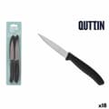 Pikkukuva 2 / 4: Kuorimaveitsisetti Quttin Basic Musta Hopeinen Ruostumaton teräs 9 cm 4 Kappaletta (18 osaa)