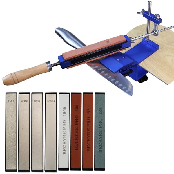 Knivslipningssystem, högkvalitativa material, komplett slipset,Blå, 1 set