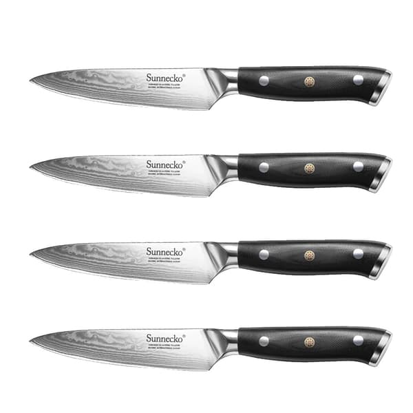 Damaskus Universalkniv, VG10 Stålblad, G10 Håndtag,C-4PCS SÆT