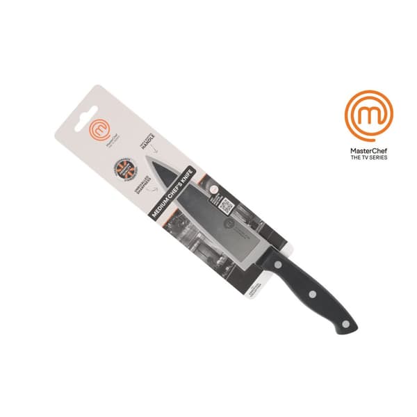 Kökskniv MasterChef Chef Svart Silvrig 15 cm (18 antal)