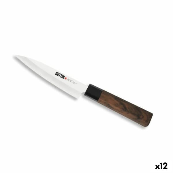 Kökskniv Quttin Banno Takamura Brun Silvrig 12 cm (12 antal)