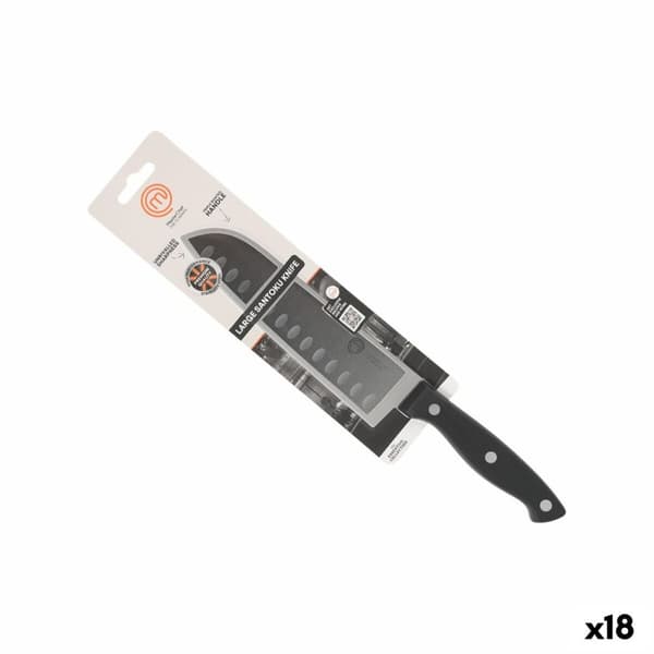 Kökskniv MasterChef Svart Silvrig 18 cm (18 antal)