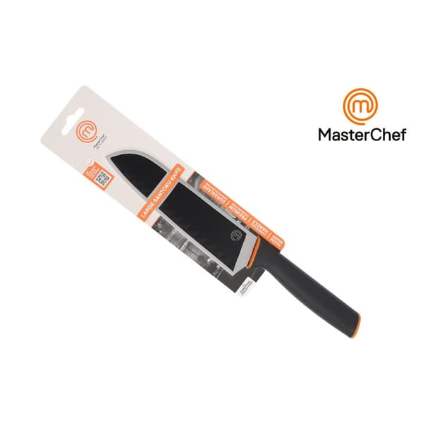 Kökskniv MasterChef Svart Silvrig 18 cm (24 antal)